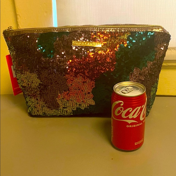 Sequin Multi Colored Clutch/Travel Case - Picture 2 of 2